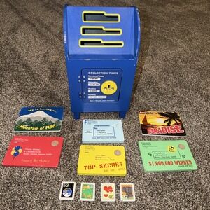 Melissa and Doug Mailbox W/ 6 Letters 4 Stamps & No Key